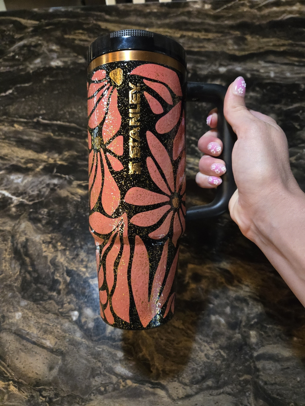 Custom Wild Bloom Stanley 30oz